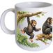 Cbkréation Mug en céramique Chimpanzés 35 cl