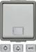 Siemens 5TD4701 Knop Delta Grijs Schakelmateriaal 1 stuk(s)