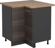 Vicco R-Line Hoekkast – 75.6 cm, WB Eik Edel grijs