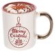 CM Kerst mok - Merry Christmas - 300 ml - Keramiek - Goudkleurig