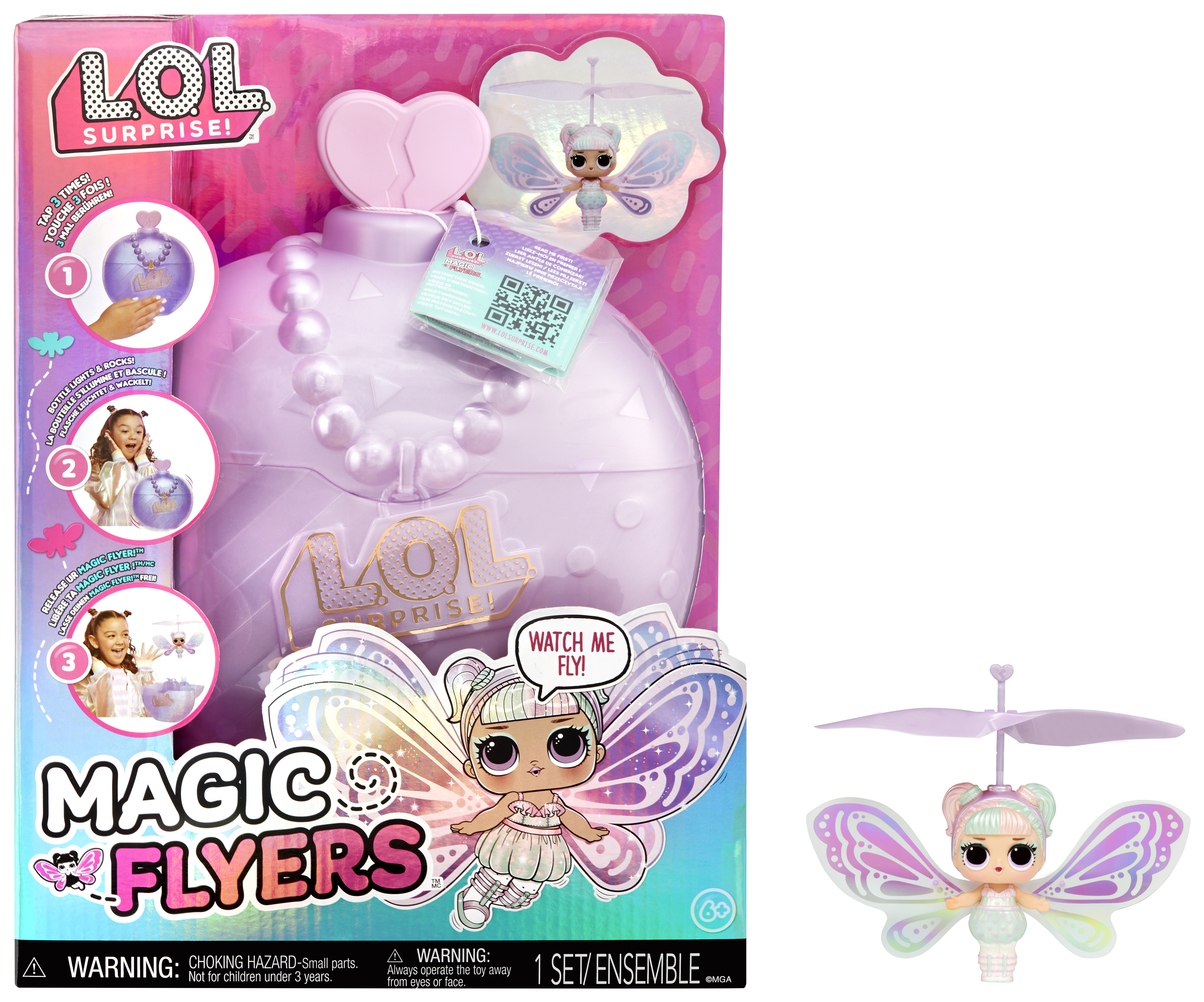 MGA Entertainment L.O.L. Surprise Magic Flyers - Sweetie Fly (Paarse Vleugels)