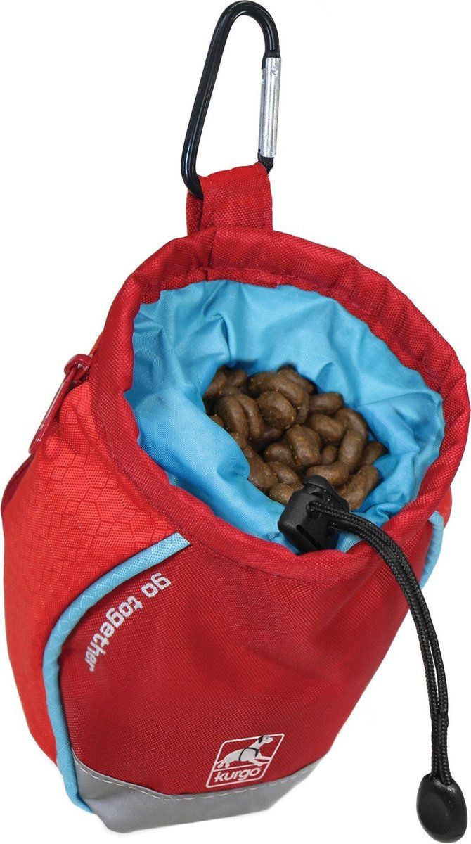 KURGO K01913 Voederzak Hondentraining - Rood - 63 g