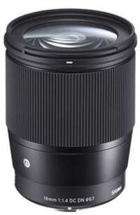 Sigma 16mm / f 1.4 DC DN C SO