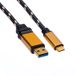 ROLINE GOLD USB 3.2 Gen 1 kabel, A-C, M/M, 2 m