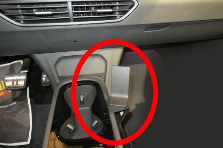 Brodit 835644 - Passieve houder voor mobiele telefoon/smartphone - Zwart