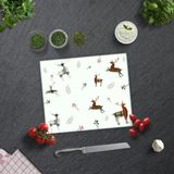 DECORITA Forest Herten Tempered Glazen Snijplank 29cm × 34cm