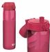 ION8 1 Liter Waterfles, Lekvrij, Flip-top Deksel, Draaghandvat, Snelle Vloeistofstroom, Vaatwasmachinebestendig, Gevormde Grip, Ideaal voor Sport en Gym, 32 oz, Half Gesneden Viva Magenta