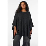 Zizzi Gebreide Vest Plus Size - Grijs