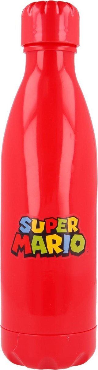 Star Super Mario Waterfles - drinkfles - Plastiek - 660 ml rood