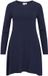 VILA Gebreide jurk VIHELLIE kort Navy Blazer1