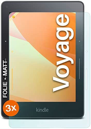 MoEx Beschermfolie mat compatibel met Amazon Kindle Voyage - folie tegen reflecties, anti-reflecterende displaybescherming, matte displayfolie - 3 stuks