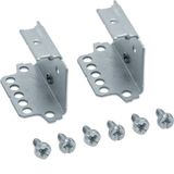 Hager UZ02Z1 opbouwbeugel universeel voor DIN-rail 2 stuks