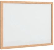 vidaXL Magnetisch whiteboard met massief grenenhouten frame 40x30 cm