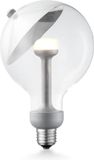 Home Sweet Home Design LED Lichtbron Move Me - Zilver - G120 Cone LED lamp - 12/12/18.6cm - Met verstelbare diffuser - Dimbaar - 5W 400lm 2700K