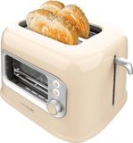 Cecotec RetroVision Beige 5 2 snede(n) 700 W Beige, Roestvrijstaal