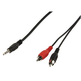 Valueline CABLE-458 - Audio kabel - 1,5 m - Zwart