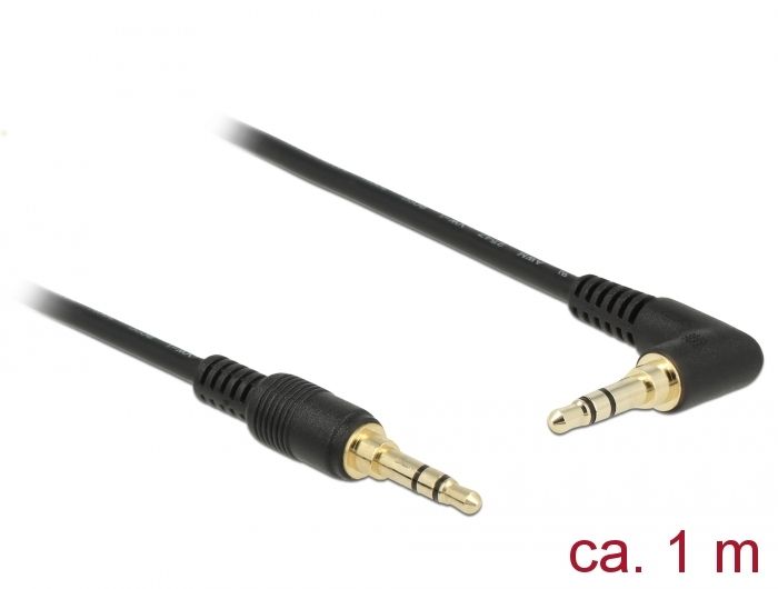 DeLOCK 85566 - Audio kabel - 1 m - Zwart