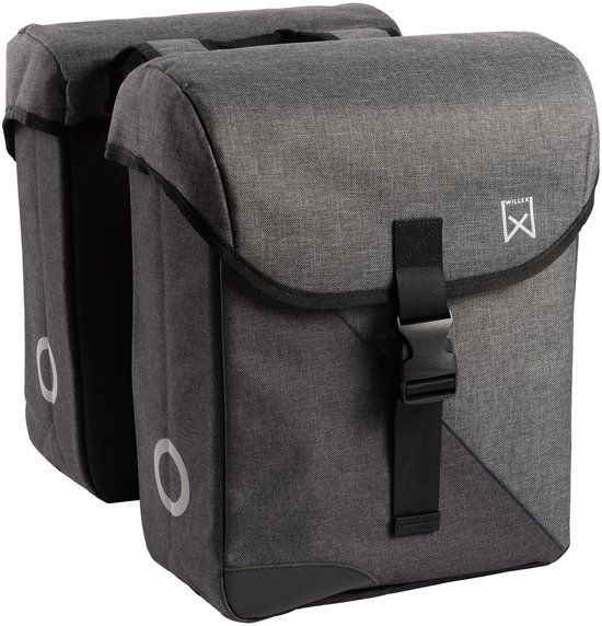 WILLEX Dubbele fietstas Bagagetas 800 - 33L Grijs/Zwart
