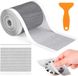 Non-branded Self-adhesive Drain Filter Roll - Mesh - White/Grey - 10 cm x 10 m