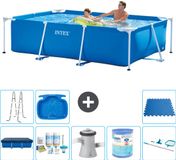 Intex Rechthoekig Frame Zwembad - 260 x 160 x 65 cm - Blauw