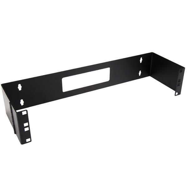 StarTech.com 2U 19 inch Scharnierende Beugel voor Wandmontage Patchpanelen - Zwart