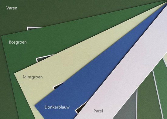 Homedecoration 10 stuks Passe-partout Arton 50x70/30x45 cm - Bosgroen