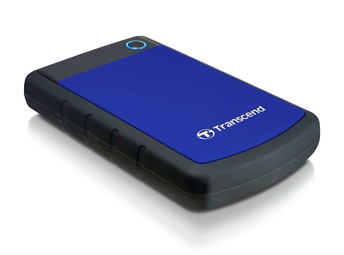 Transcend StoreJet 25H3 - 2TB External Hard Drive - Black/Blue