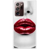 Samsung Bedrukt siliconen hoesje compatibel met Galaxy Note 20 Ultra Lèvres Rouges