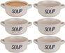 Cosy & Trendy Soepkom en Aardewerk - 6 stuks - Crème Wit - Ø 13,5 cm - 470 ml