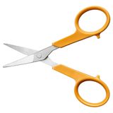 Fiskars 1075059 buro- & knutselschaar Rechte knip Oranje, Roestvrijstaal