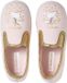 Vertbaudet Chaussons élastiques pour enfants en toile rose imprimé