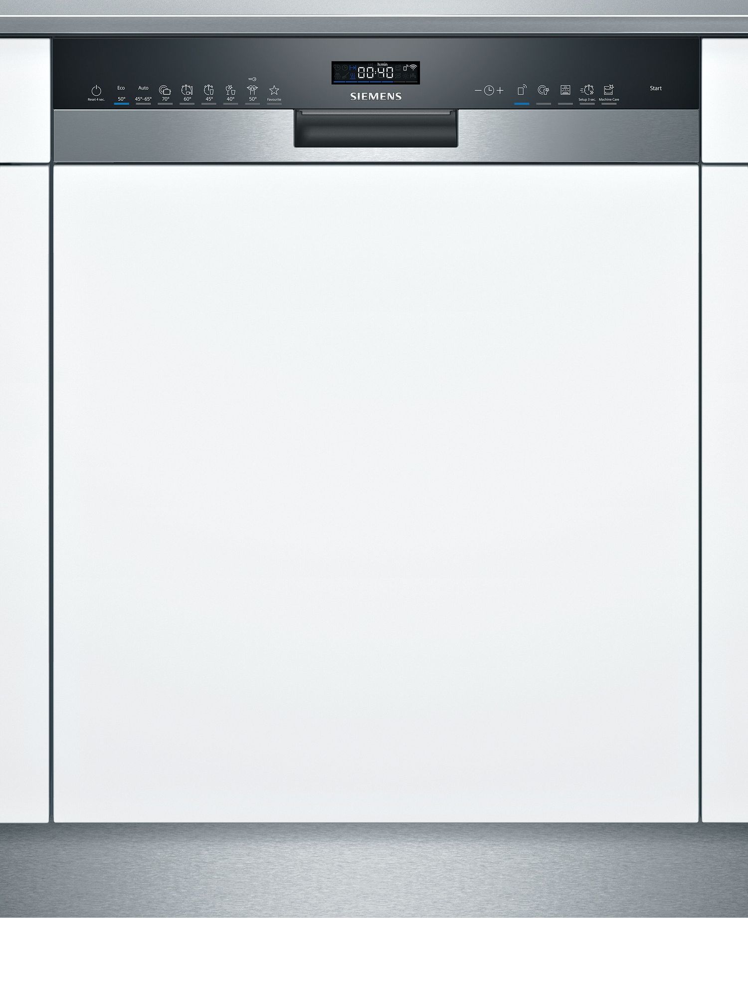 Siemens iQ500 SN55ZS49CE Semi-integrated Dishwasher - 14 Place Settings - C Rated