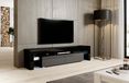 Cama TORO200 TV-meubel & entertainment center 2 schappen zwart/grijs gloss