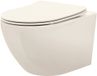 Rea - Cuvette suspendue - Carlo Mini Rimless - Beige - 49,5x37x32cm