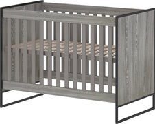 Cabino Babybed / Ledikant Dakota -Grijs 60 x 120 cm