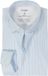 OLYMP 24/7 modern fit chemise - tricot - bleu clair à rayures blanches - Facile à repasser - Tour de cou : 38