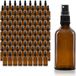Oputec flacons pulvérisateurs 105 x 50 ml – verre brun avec pulvérisateur fin – étanche et maniable