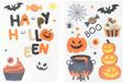 Folat Autocollants de fenêtre Halloween BoOo! - 23 autocollants