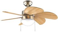 Cecotec Plafondventilator met licht EnergySilence Aero 360 Gouden Hout 50 W