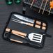 Merkloos 5 Delig BBQ Gereedschapset in Draagtas