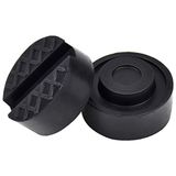 2 stuks rubberen krik buffer voor krik met universele groef, antislip rubberen buffer van rubber, rubberen pads voor krik voor krik voor auto's