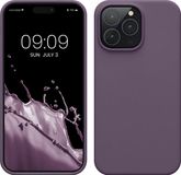 kwmobile telefoonhoesje geschikt voor Apple iPhone 14 Pro Max - Hoesje met siliconen coating - Smartphone case in Bleke iris