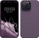 kwmobile telefoonhoesje geschikt voor Apple iPhone 14 Pro Max - Hoesje met siliconen coating - Smartphone case in Bleke iris