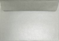 Netuno Metallic (nacré) argent enveloppes A5 - 162 x 229 mm - C5 - 20 pièces