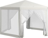 Outsunny Pavillon mit Moskitonetz und 6 Entwässerungslöcher im Dach 84C-044V02
