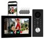 Merkloos Deurbel met camera video deurbel - 2-draads - Full HD 1080p - 7 inch touchscreen