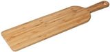 Merkloos Serveerplank/snijplank - van hout - rechthoekig - 60 x 14 cm - borrelplank - hapjesplank