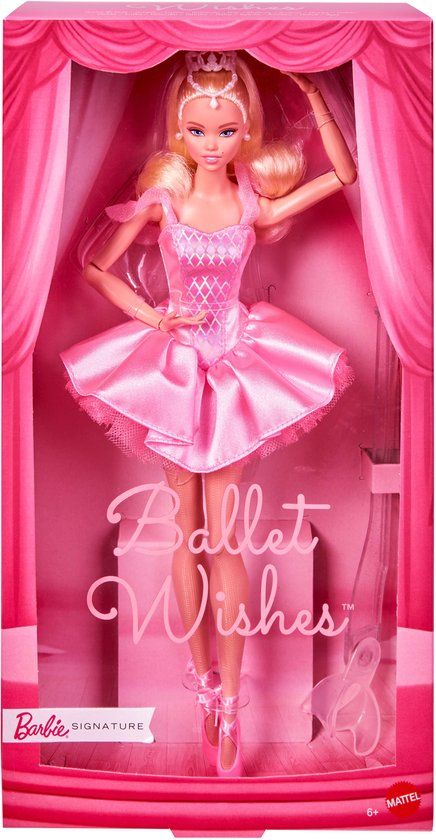 Barbie Mattel Barbie balletpop Signature Ballet Wishes - modepop voor meisjes.