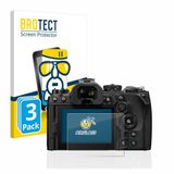 BROTECT Screenprotector 3 Stuks voor Olympus OM-1 2022 Beschermglas transparant