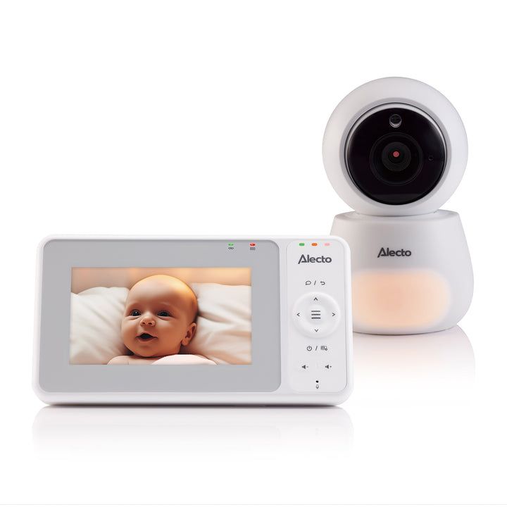 Alecto DVM2043 Babyfoon met Camera - 4.3 inch Scherm - Wit